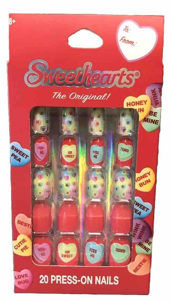 Taste of Beauty Sweethearts Press-On Nails Pre-Glued 20 Count Nails