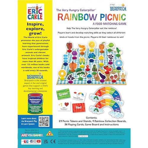 Briarpatch, The Very Hungry Caterpillar Rainbow Picnic One Size,