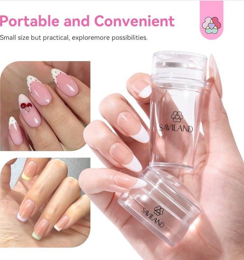 Saviland Nail Stamper Kit Professional Nail Art System
