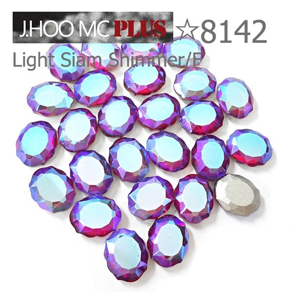 J.HOO Crystal 8142 Baroque Mirror V-Cut Fancy Rhinestones 10x8mm Nail Art (8pcs)