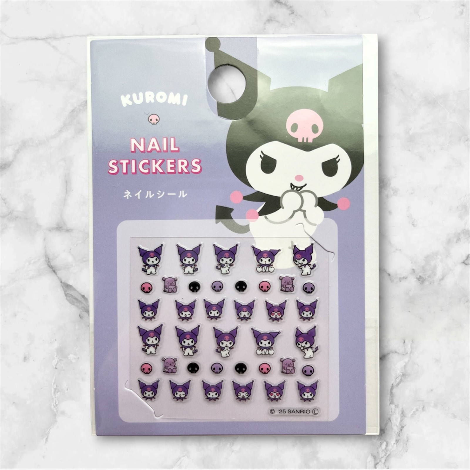 Sanrio Nail Stickers My Melody Kuromi Cinnamoroll 3PCS Set Authentic New