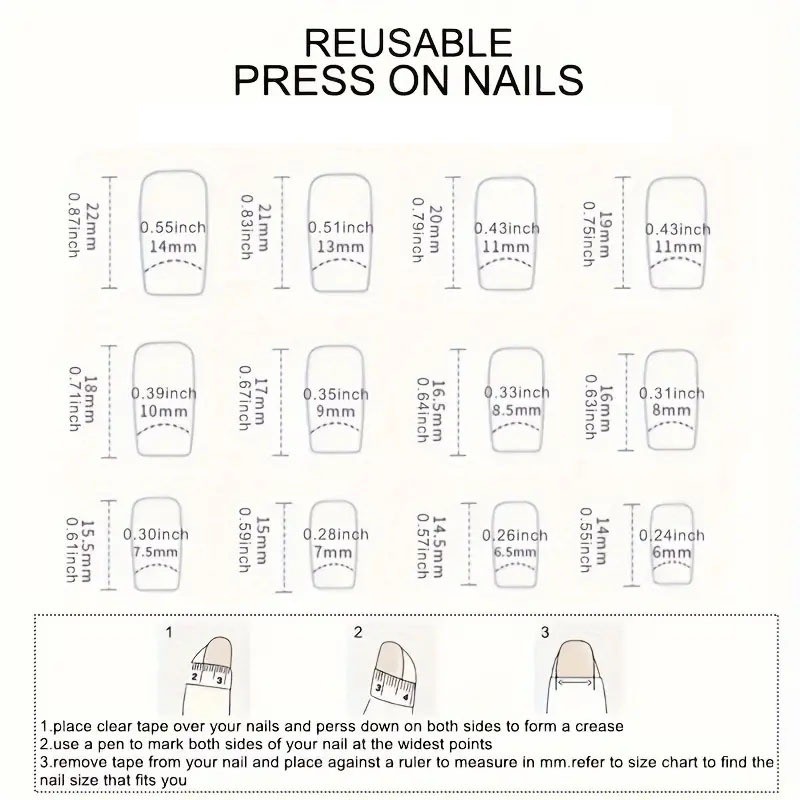 20 Pieces of Pure Manual Nail Pressing Mixed Assembly – Design Nail Art