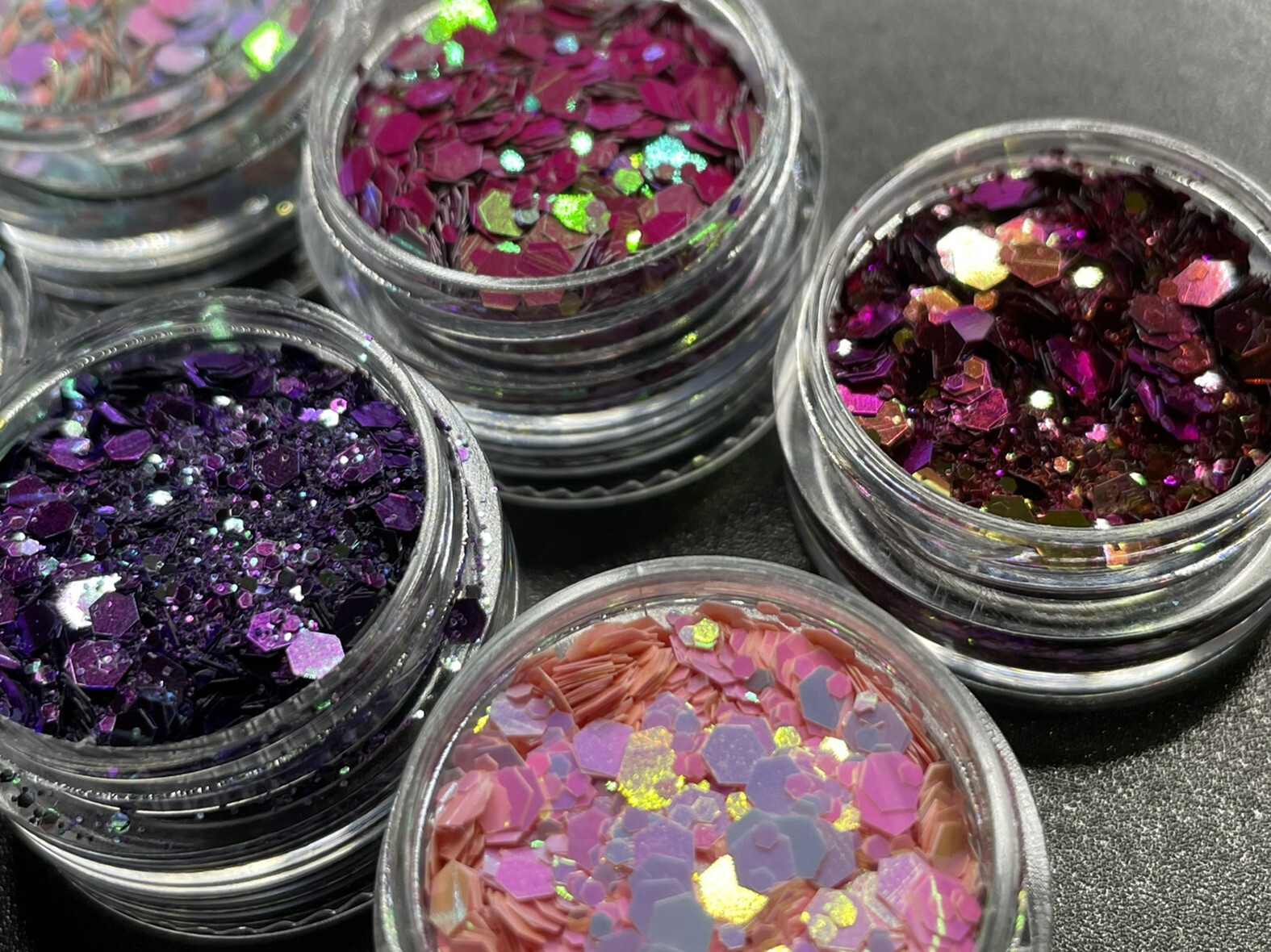 Nail Art Decoration Glitter Iridescent Sequins Laser Foils Flakes Nail Tips