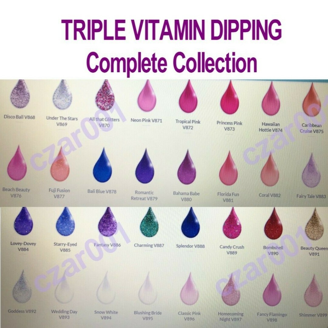 Triple Vitamin Dipping Dip Powder 2oz/56g ~**NEW** COMPLETE LINE- *U PICK*