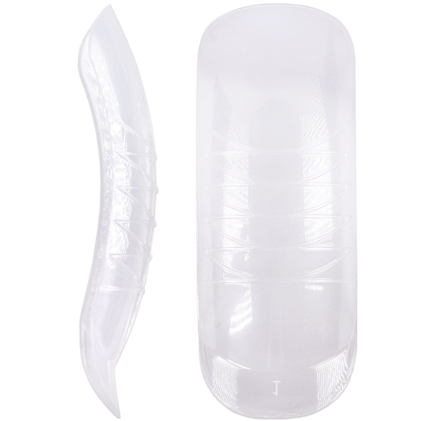 Beauticom USA Dual Nail Form Set Box-Frosted Form Box with 120 Pieces False Tips