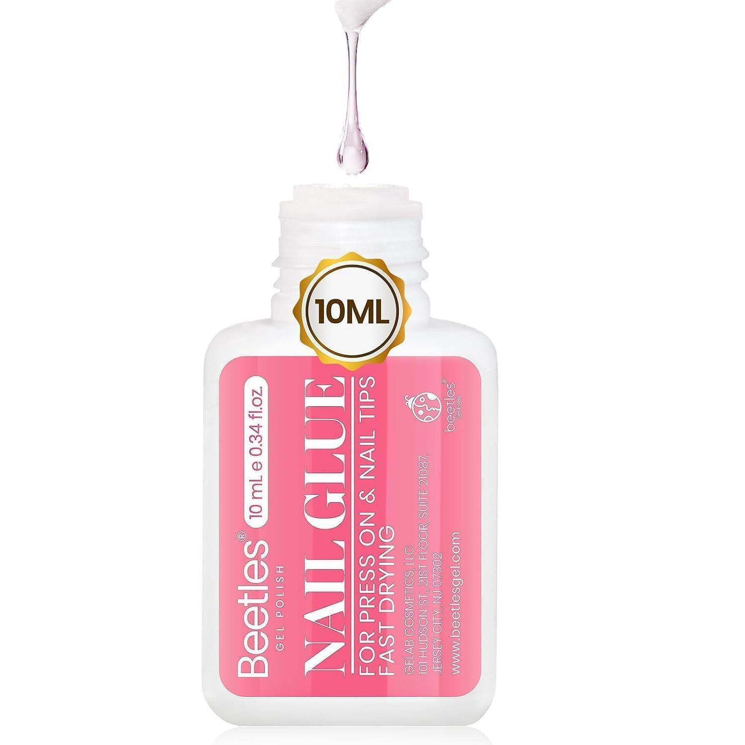 Beetles 10ML Super Strong Nail Glue for Press Ons, Nail Tips, Acrylic Nails | No
