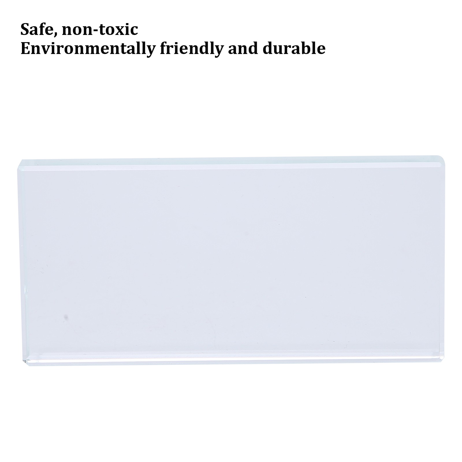 Nail Art Palettes Color Mixing Glass Rectangle Makeup Blending False Eyelash