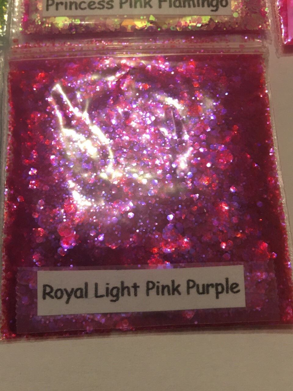 Super Sparkling Glitter Hexagon Mix-Royal Light Pink Purple-Nail Art Craft-US