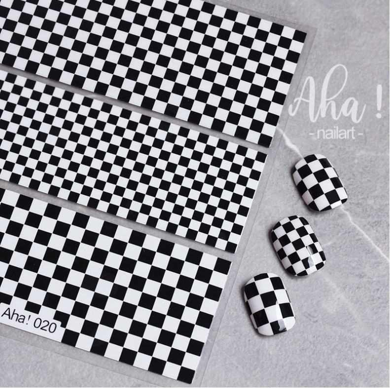 3D Classic Checkerboard Grid Mesh Sticker Board Self-Adhesive Chess Lattice NH20