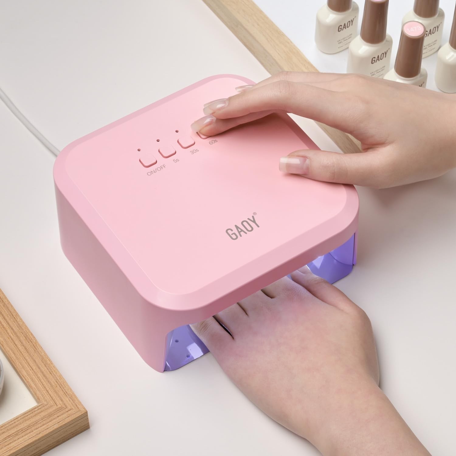 GAOY UV Light for Gel Nails, Professional Nail Dryer with Infrared … Fast Ship
