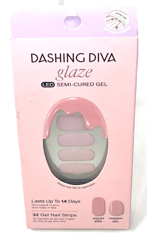 Dashing Diva Glaze LED Semi-Cured Gel Nail Strips Sealed GAM263 – Unicorn Glaze
