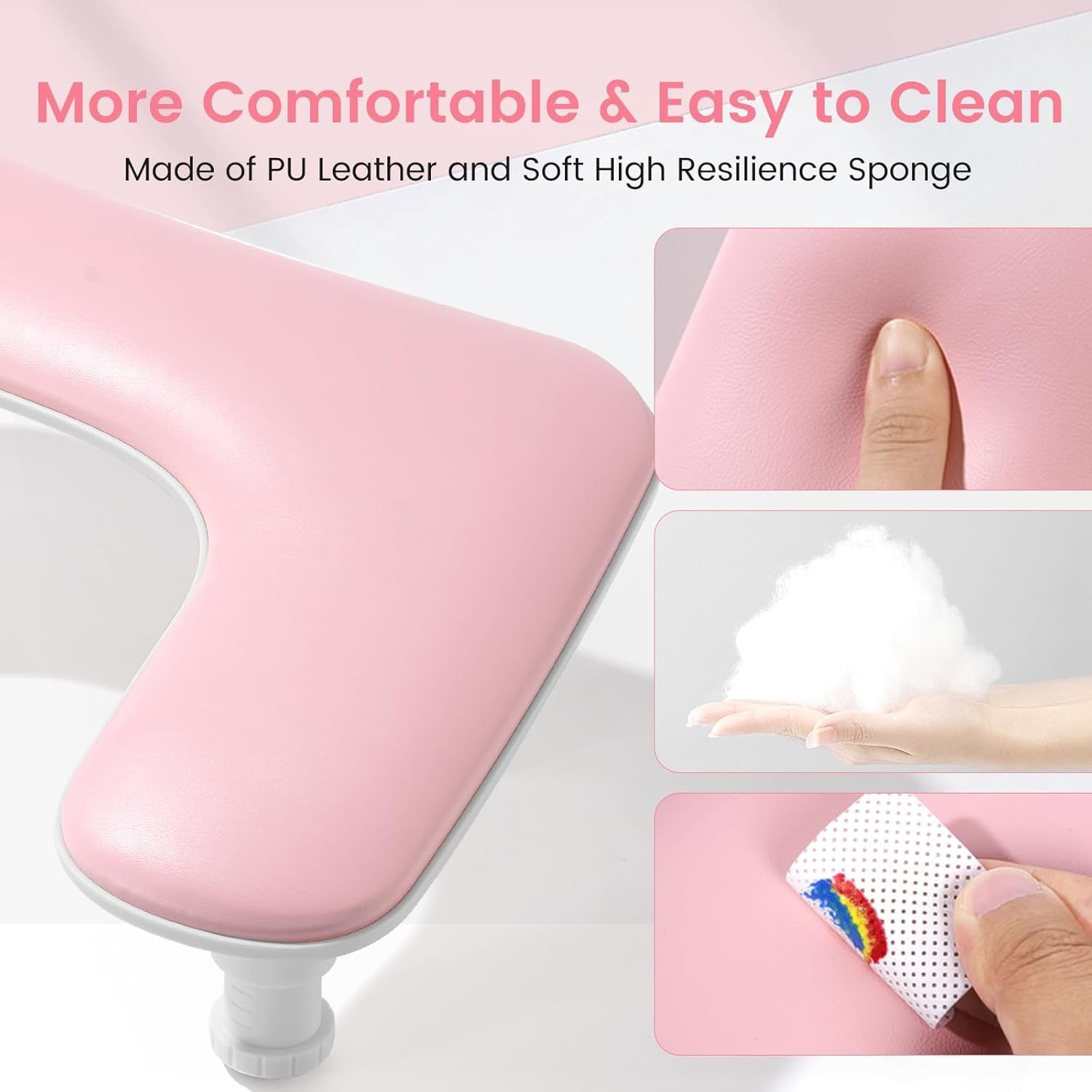 Big Arm Rest for Nails Tech: 2Nd Generation U-Shaped Manicure Nail Arm Rest Stan