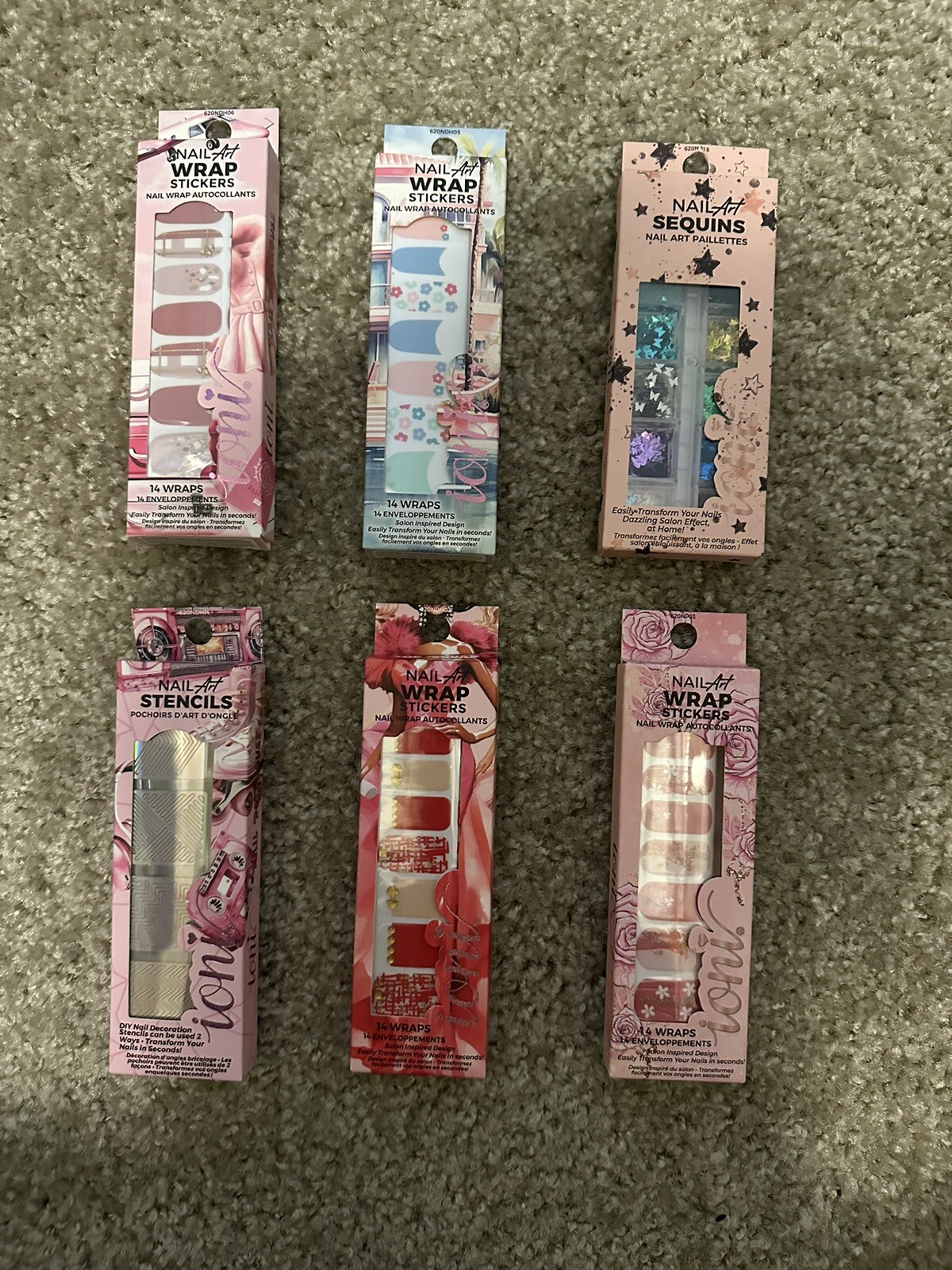 Ioni Nail Wraps Stickers (6)