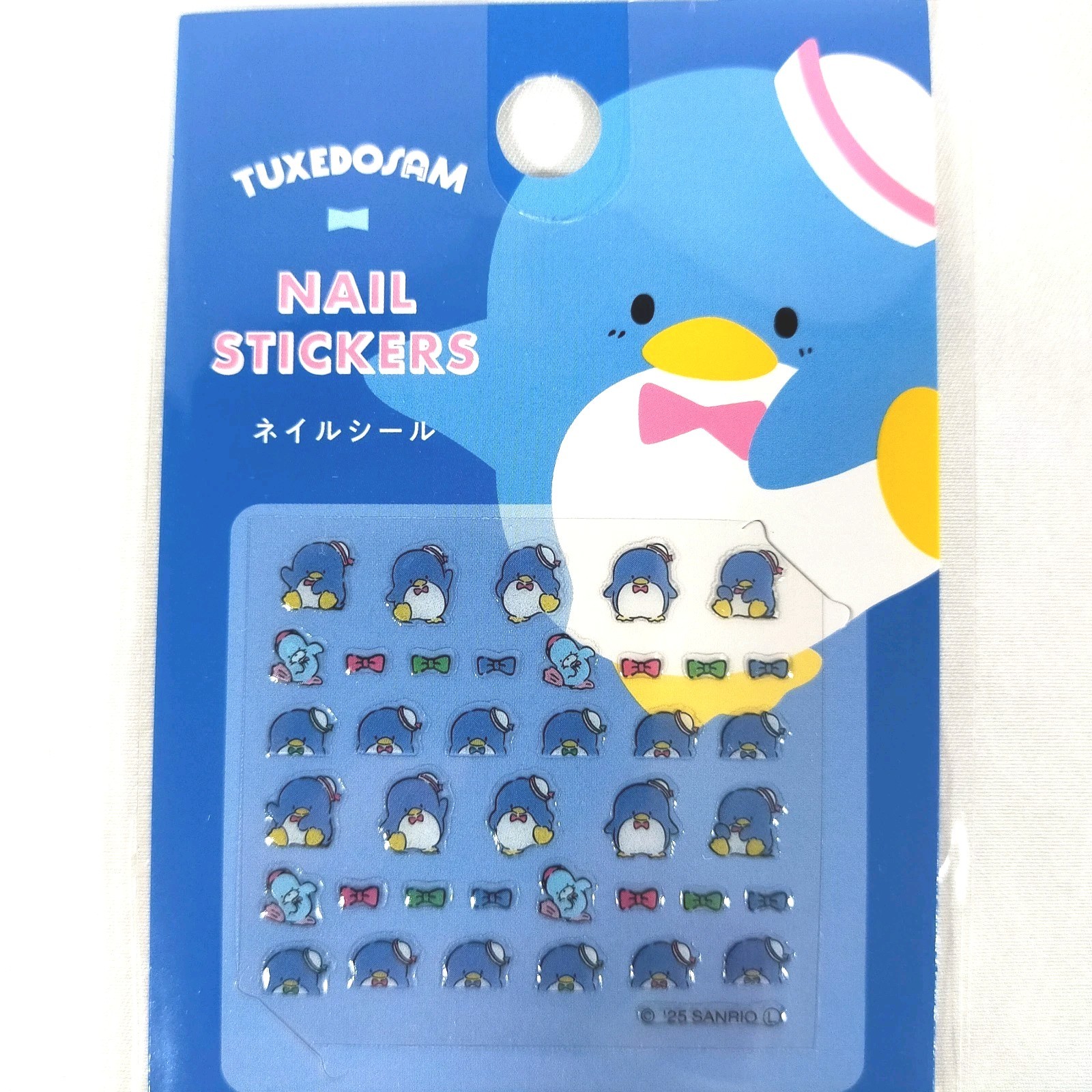 Sanrio Tuxedosam Nail Stickers Cute Kawaii Nail Seal Japan