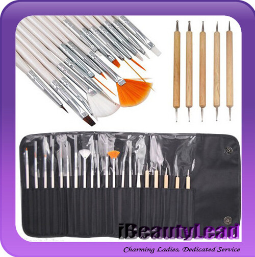 Wood Metal Kolinsky Sable Hair Acrylic Nail Brush Handle for Manicure Tools US