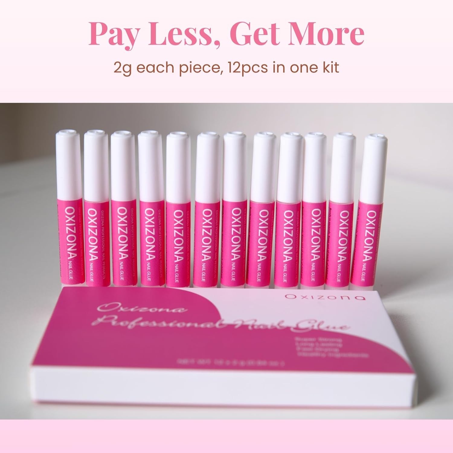 Professional Strong Nail Glue for Acrylic & Press-On Nails – Long Lasting & F…