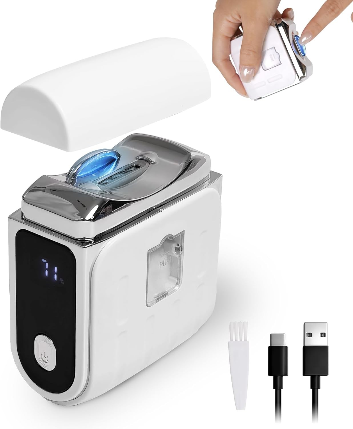 2026 Upgraded Electric Nail Clipper, Automatic Nail Trimmer with Digital