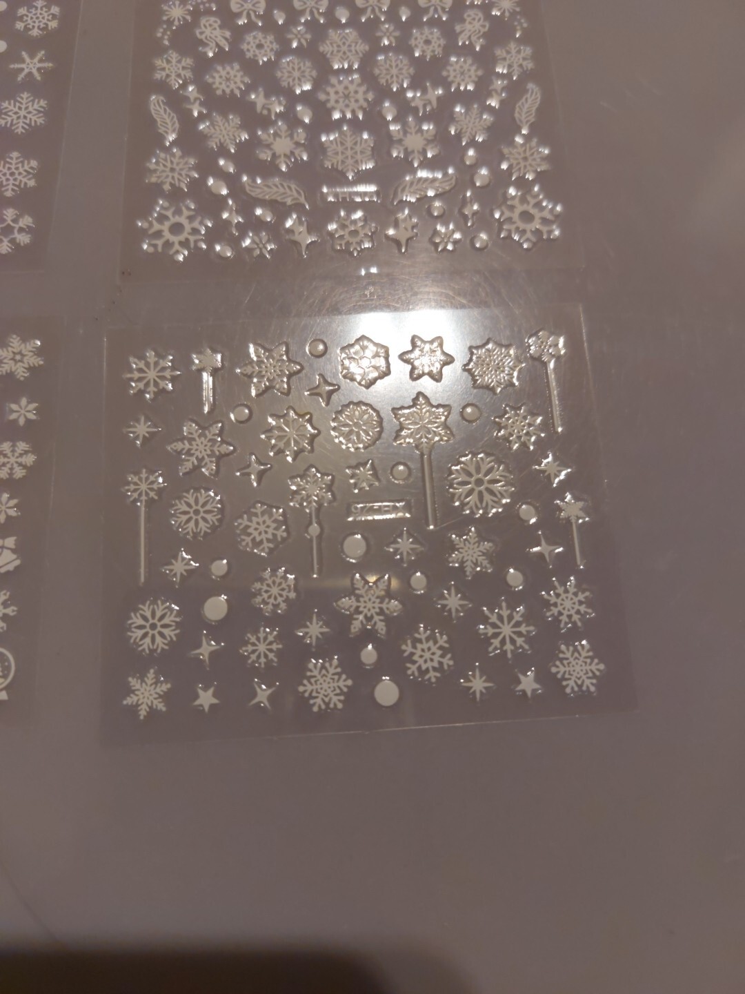 4 X Small Sheets Of Christmas Nail Art Stickers (Dn41) New
