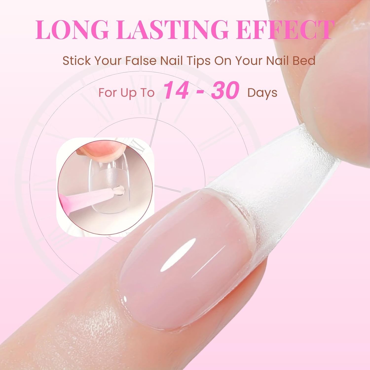 Professional Strong Nail Glue for Acrylic & Press-On Nails – Long Lasting & F…
