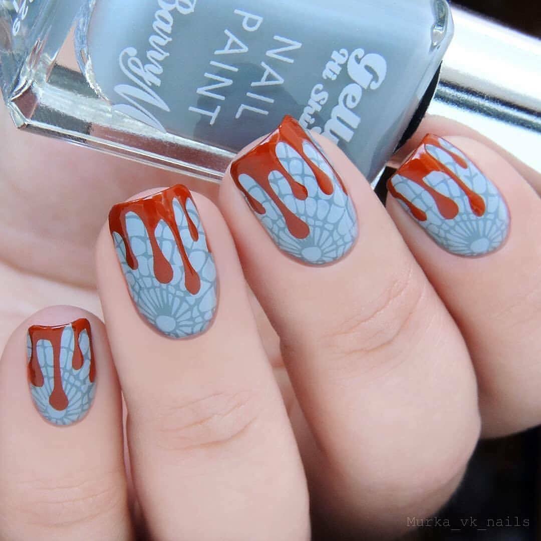 Slime Drips Stencils for Nails, Halloween Nail Stickers, Nail Art, Nail Vinyls