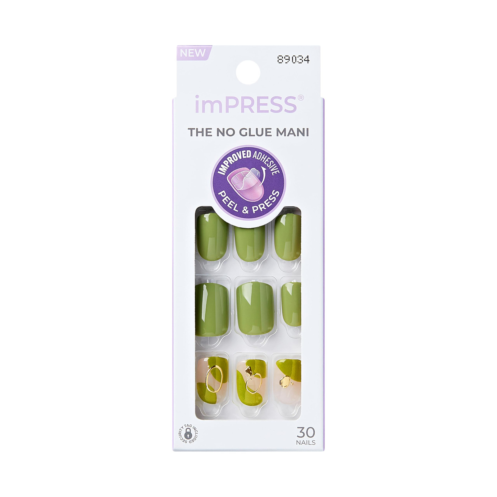 imPRESS Press On Nails 30 Count Salon Quality Easy Apply Chip Proof Waterproof