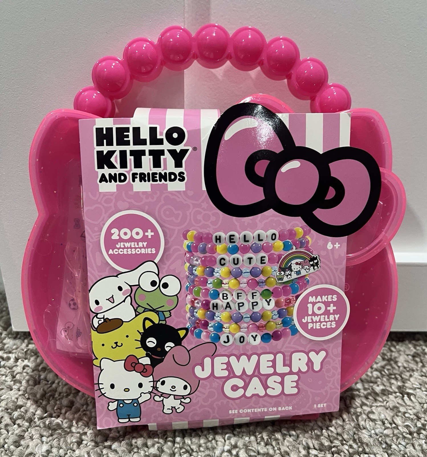 Hello Kitty Sanrio Gift Set Bundle Nail Art Kit Jewelry Case Dryer Lot 3 NIB
