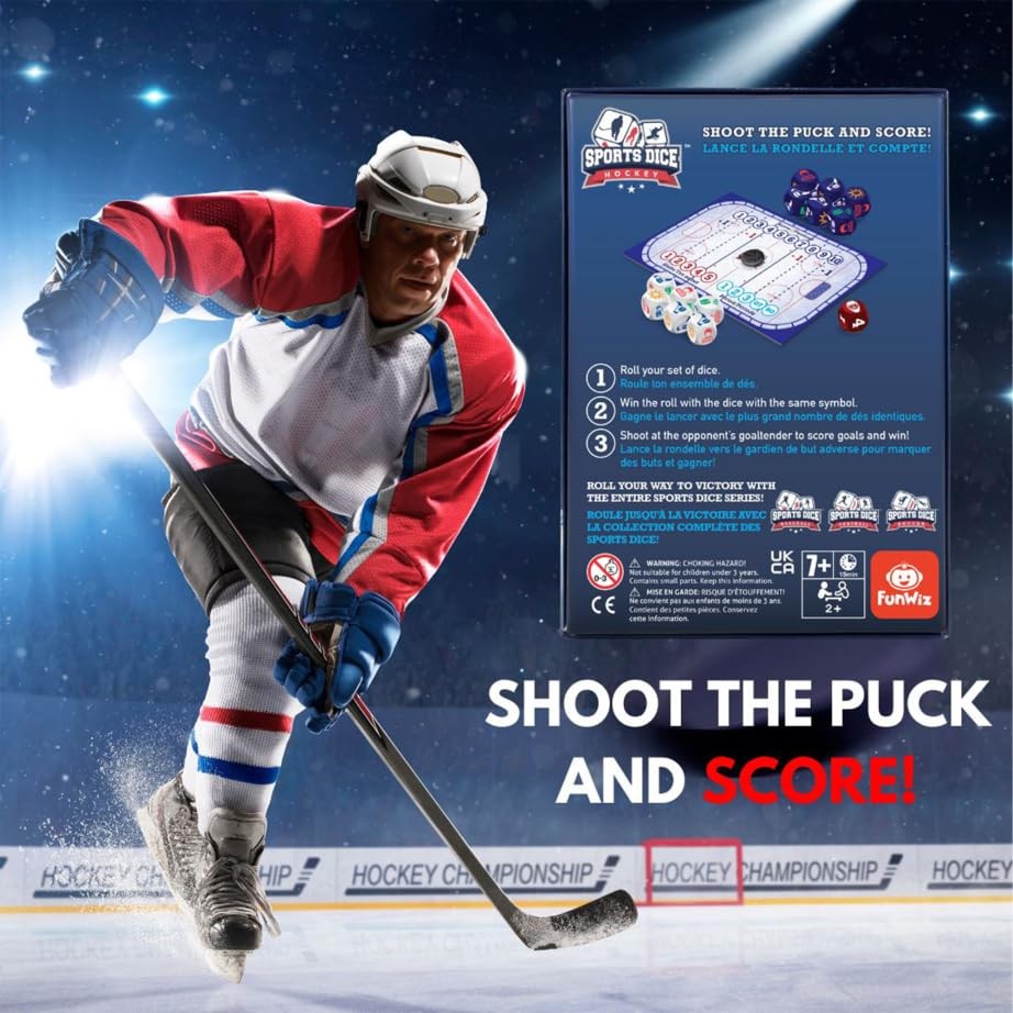 FoxMind-Games: Sports 4.5 inches x 6.25 x 1.24 inches, Hockey