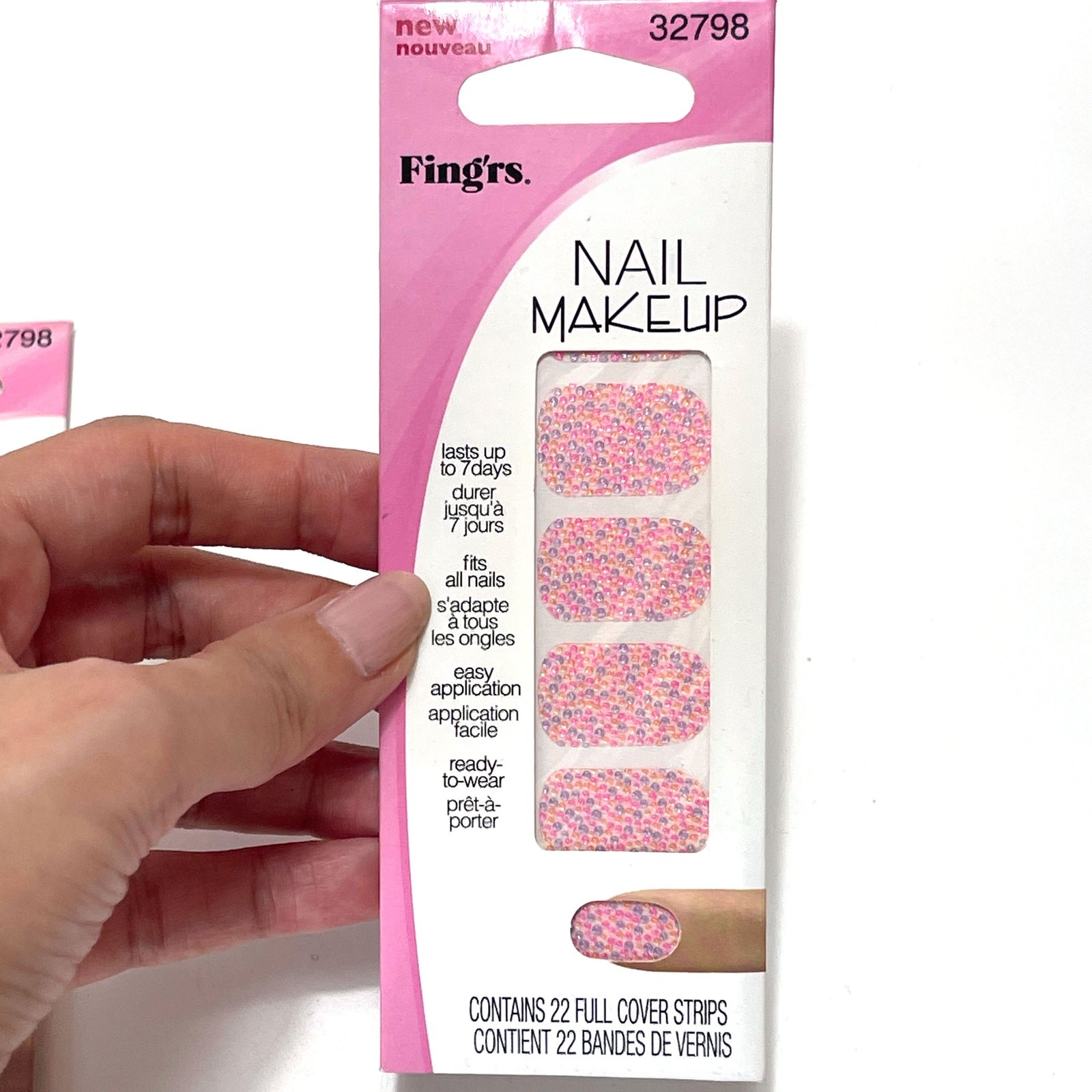FING’RS NEW Nail Art Beads Stickers Sets for 3