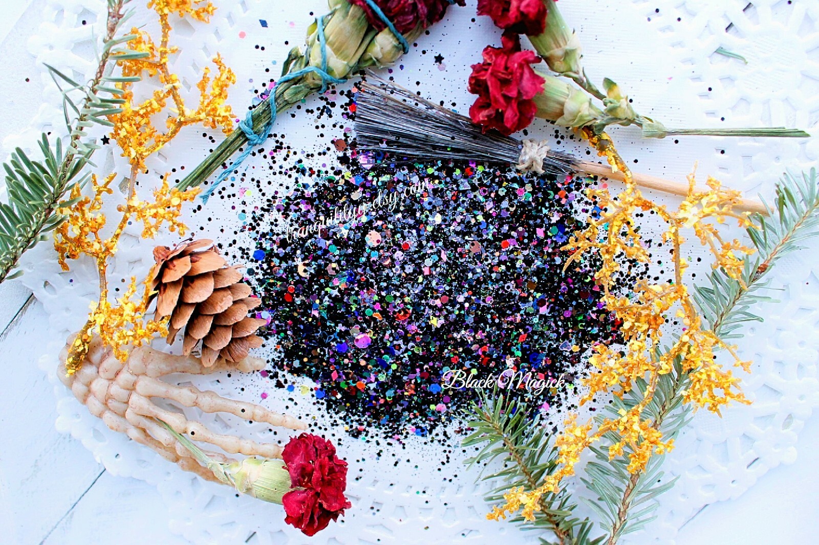 FREE SHIPPING Glitter Mix, Black Magick, Tumblrs, Geode , Resin Art, 2 TEASPOON