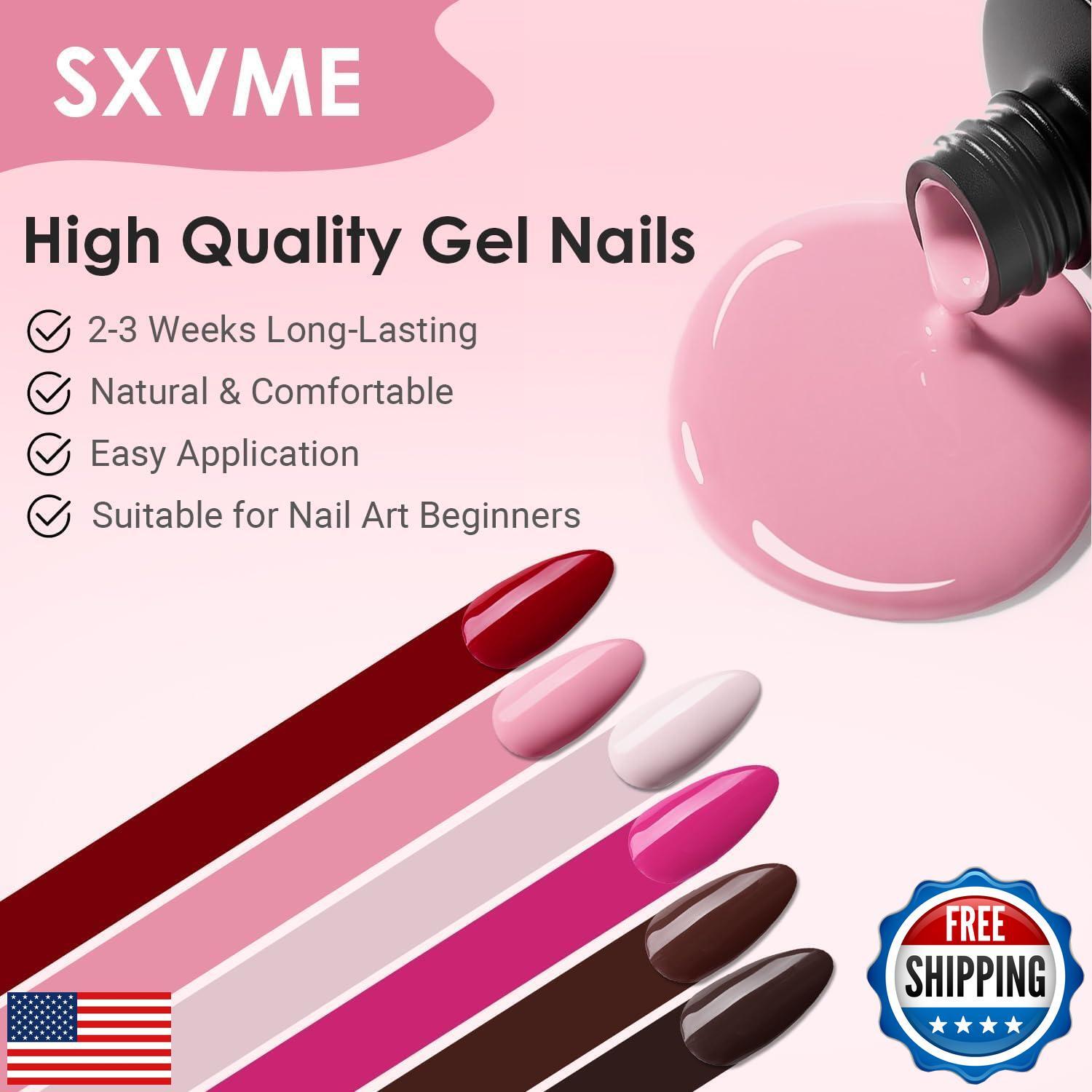 Royal Blue Press on Nails Short Oval Round Nails Glue on SXVME Fall Winter Sh