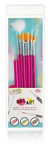 8pc Nail Art Design Painting Dotting Detailing Pen Brushes Bundle Tool Kit Set