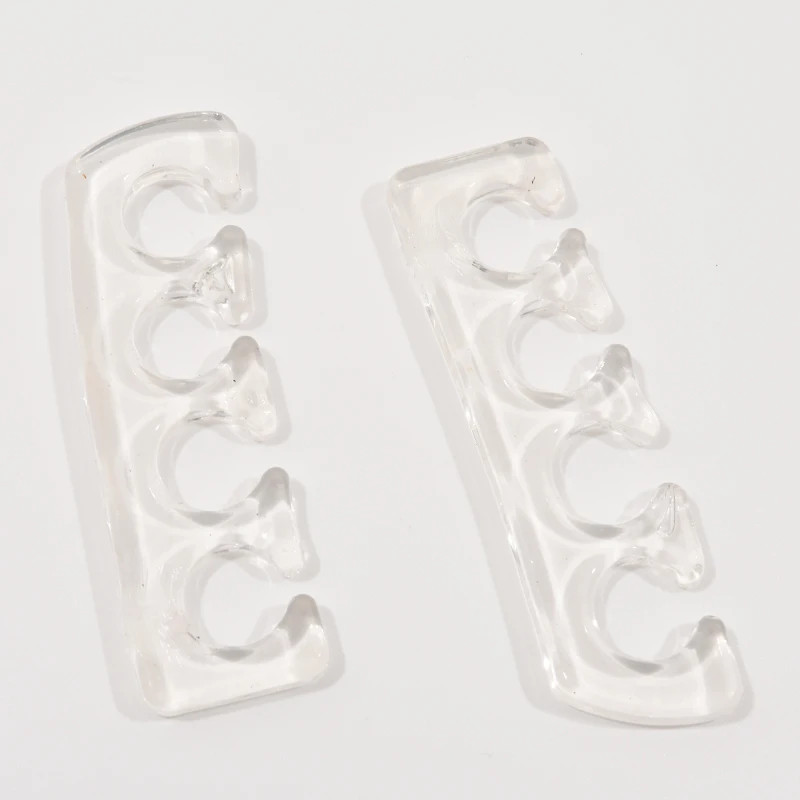 2Pcs (1Pair)Soft Silicone Finger Toe Separator Soft-Silicon 5 Colors Flexible Fi