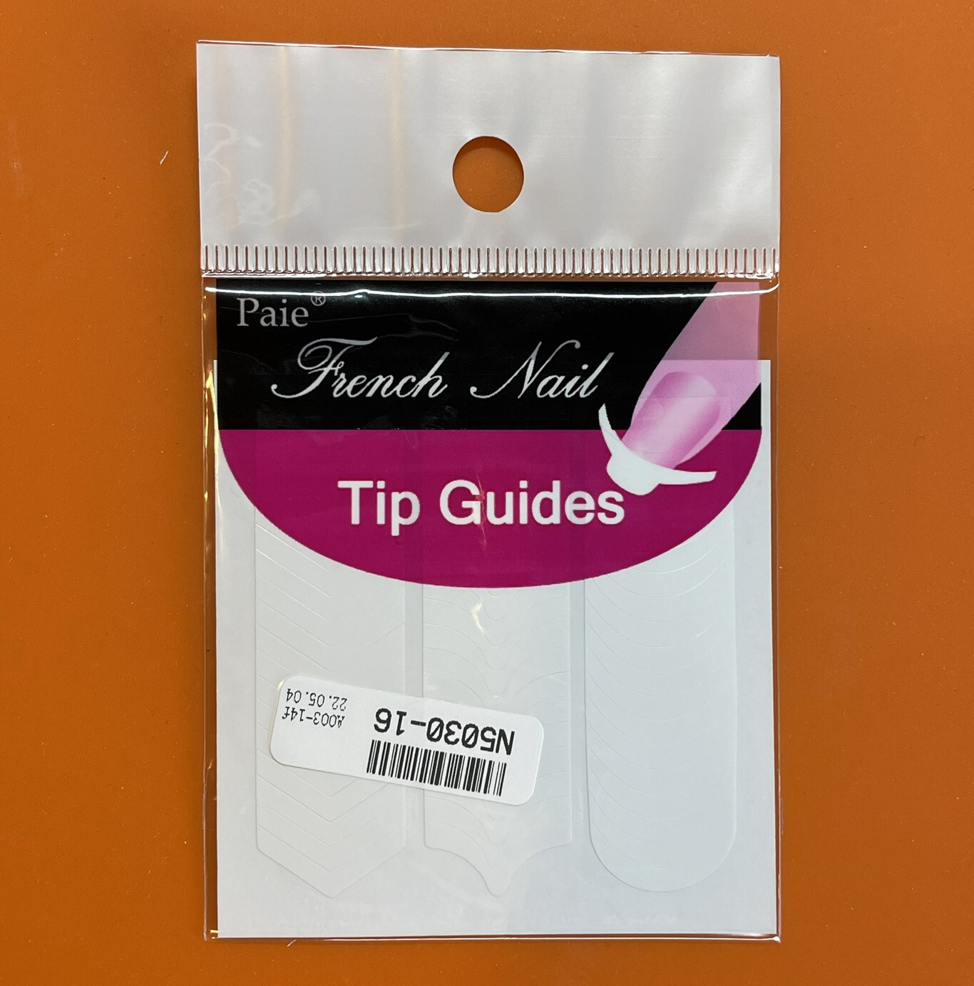 1 Set French Nail Tips White Stickers (54 stickers) – Shipped From CA