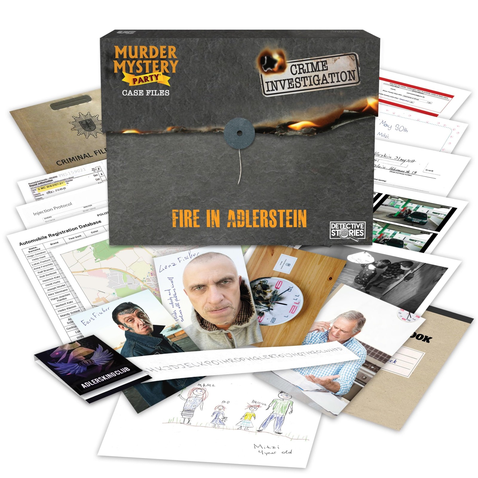 Murder Mystery Party Case Files: Fire in Regular, Adlerstein