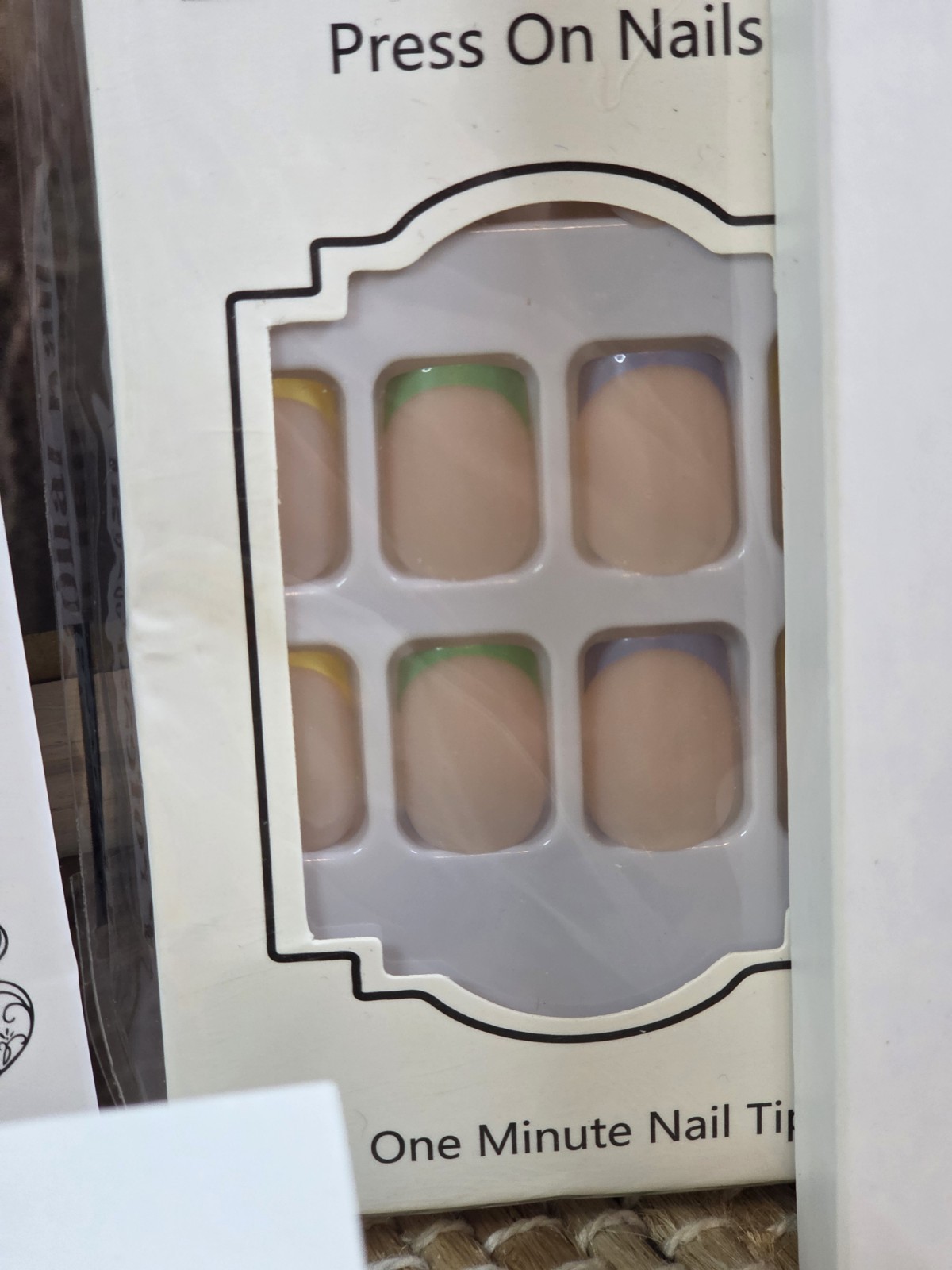 Lot of 7 False Nails Fashion Nails New In Box Various Colors