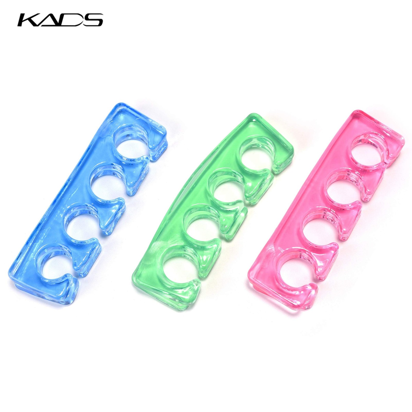 KADS 2pcs/pair Silicone Toe Separator Nail Art Manicure Finger Feet Care Brac…