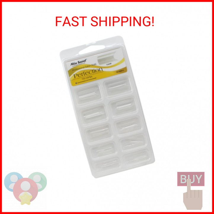 Mia Secret Professional Nail System 100 Perfection Nail Tips PVC Blister Case –