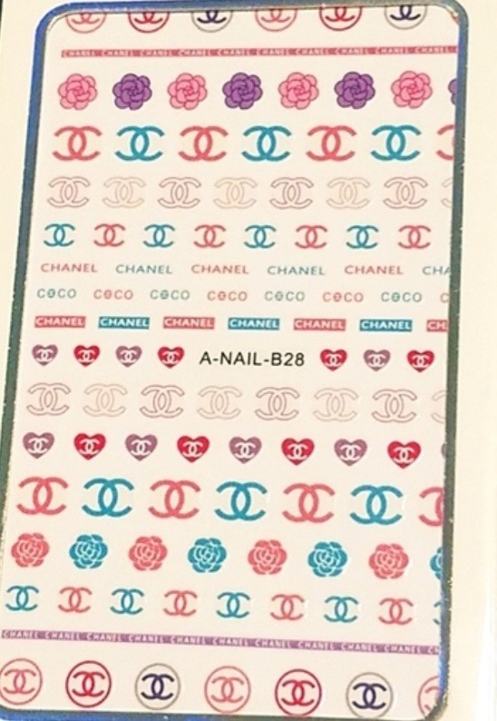 NWT NAIL ART DESIGN SELF-SEAL STICKERS SOLID PASTELS N°104!