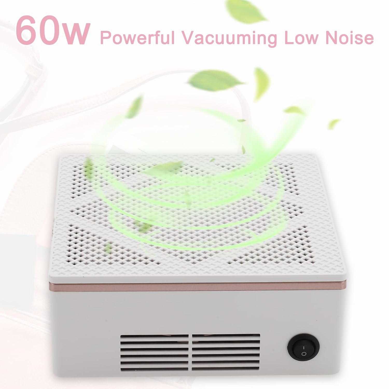 High Power Nail Dust Vacuum Quiet Speed‑Control Nail Art Cleaner