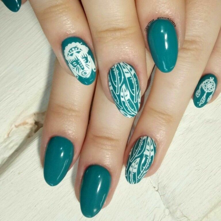 Nail Art Stamping Image Plate Exoticism Theme DIY Template Manicure BPX-L011