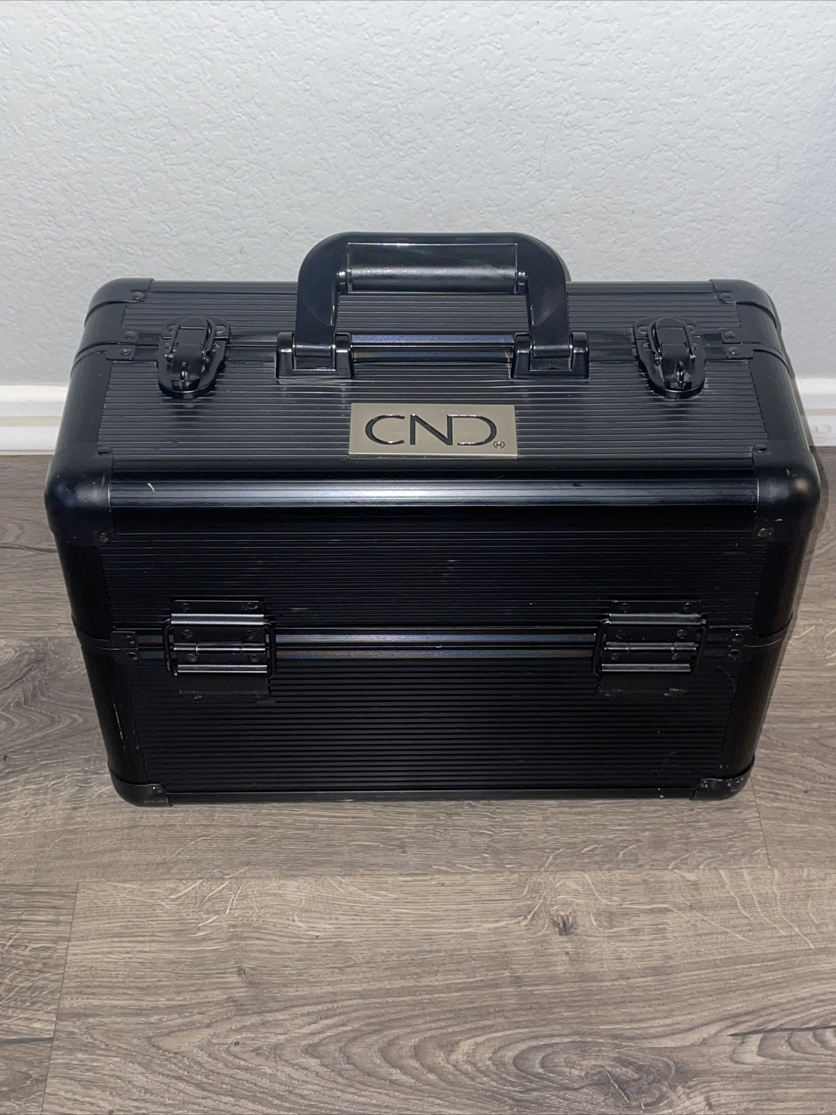 CND Nail Technician Black Hard Shell Nail Polish and Supply Case