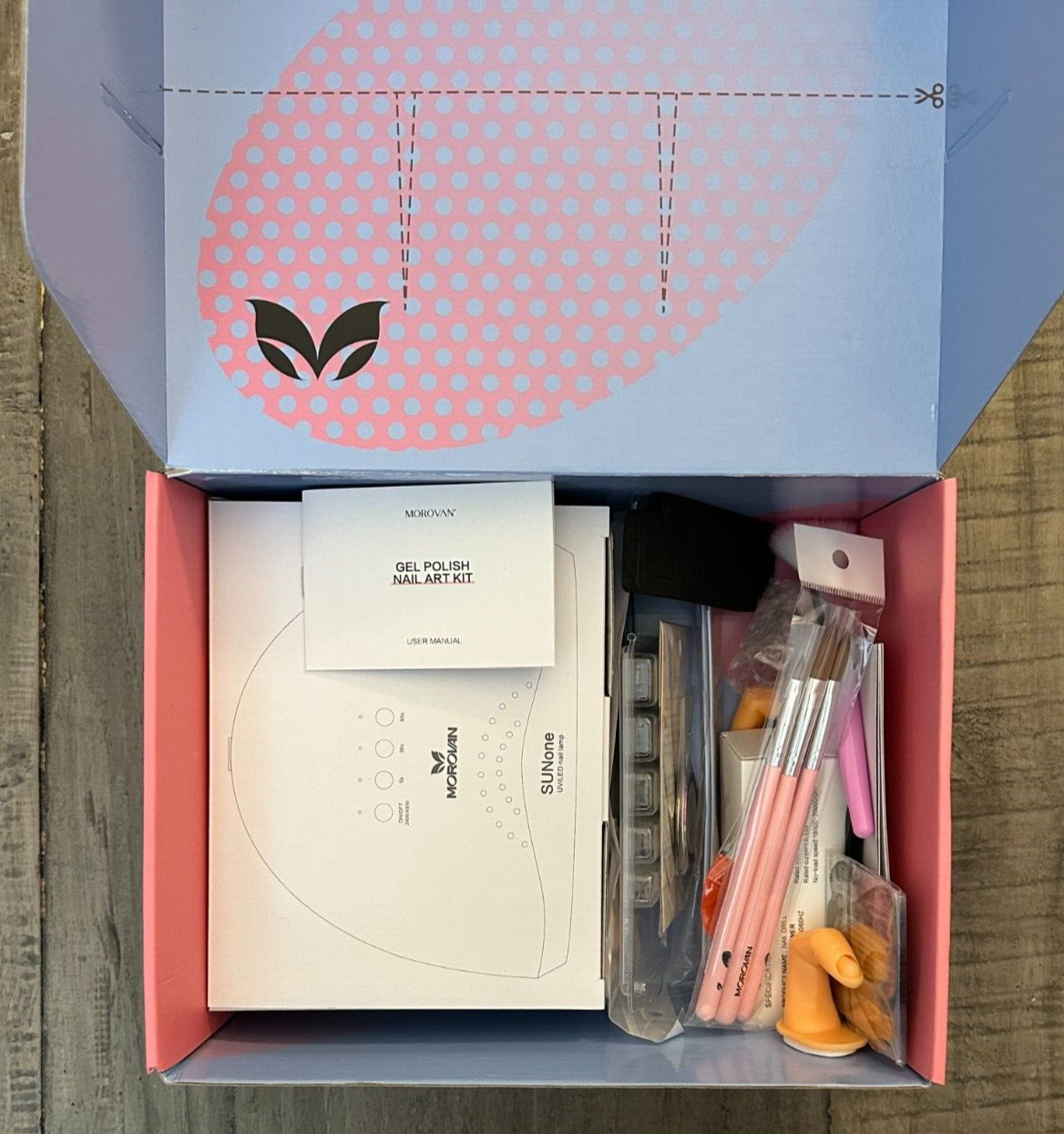 Morovan Professional Nail System Acrylic Nail Kit /Gel Polish Nail Art Kit *Read