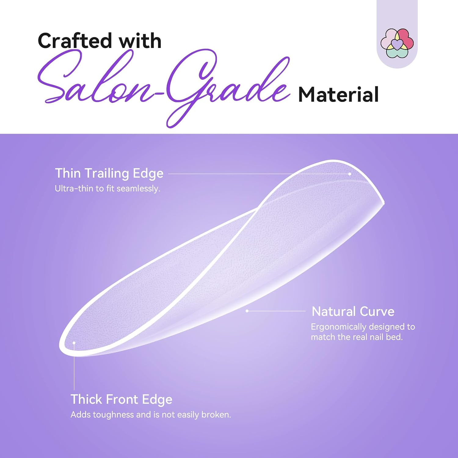 Advanced Gel Nail Kit Almond | 15 Sizes Extra Short Almond Nail Tips, Nail Drill
