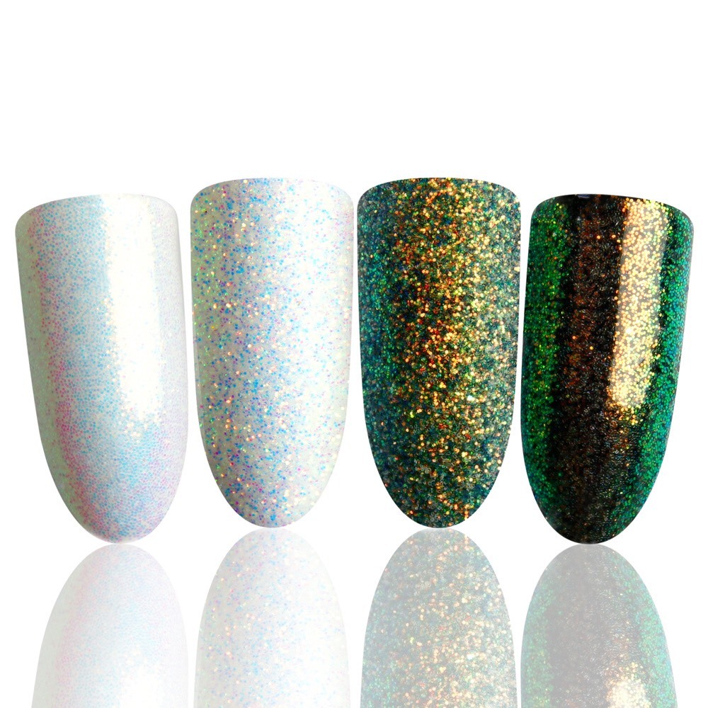 MERMAID EFFECT Pigment NAILS ART POWDER DUST IRIDESCENT Trend Glitter Mirror 5g