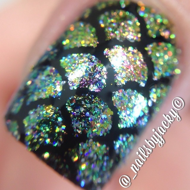 Scales mermaid stencils, scale stickers for nail art, nail vinyls