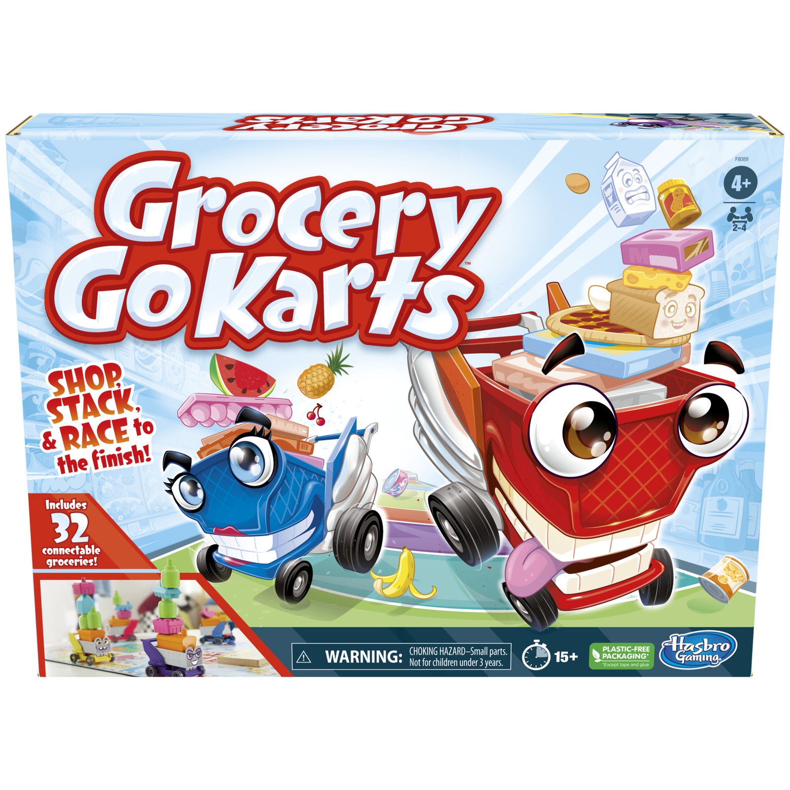 Grocery Go Karts 2021 Edition Board Game by Hasbro