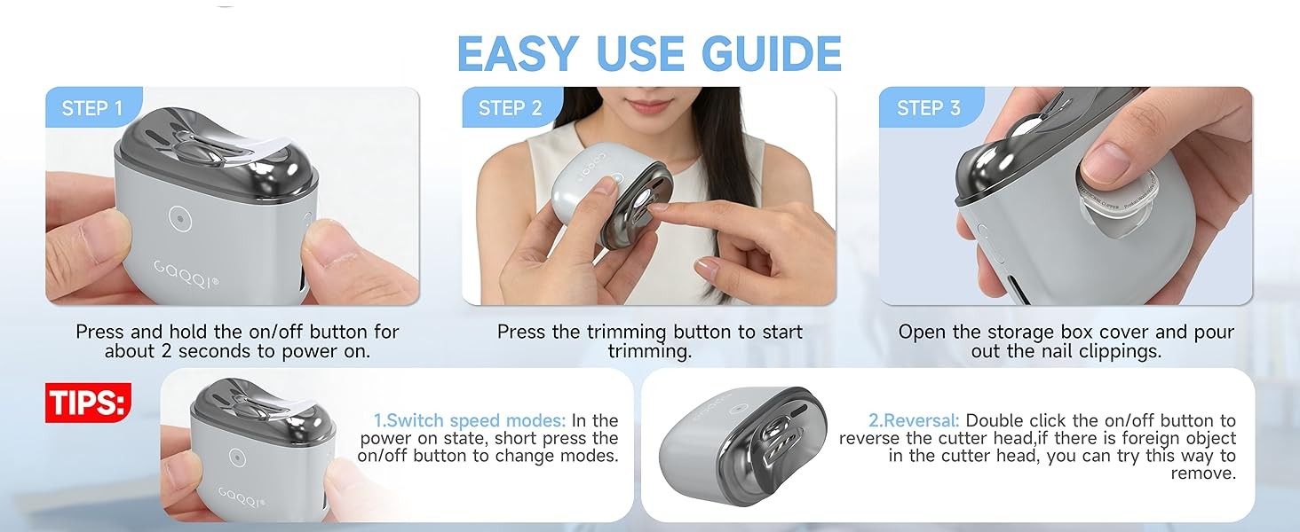 Electric Nail Clipper for Baby Women Men Seniors, 2026 New Smart and