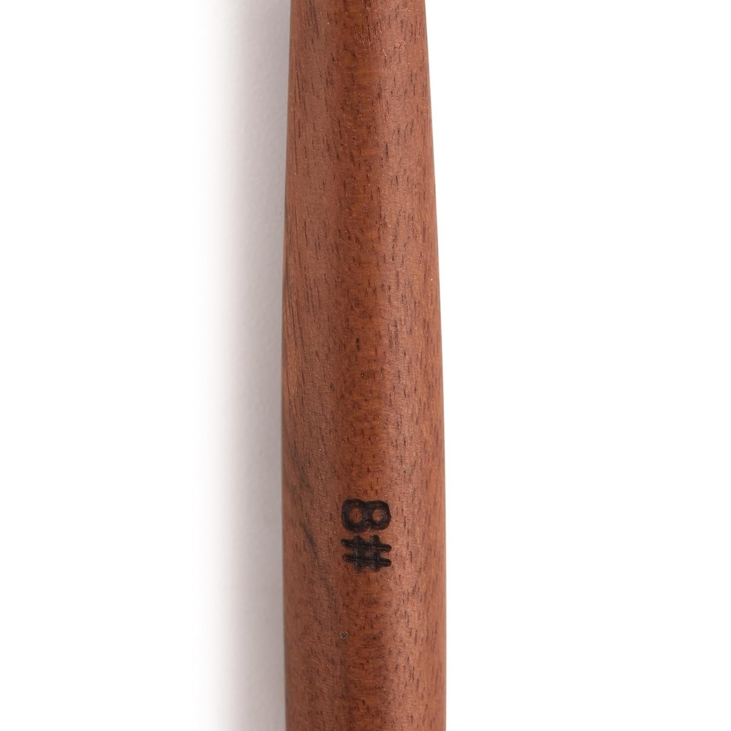 Red Wooden Nail Art Brush with Kolinsky Sable Hair for Precision Nail Designs