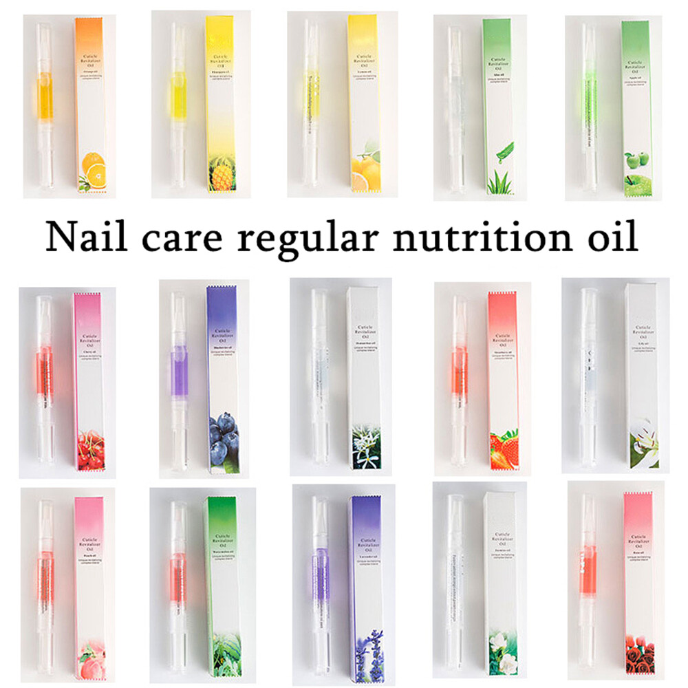 Cuticle Oil Moisturizing Revitalizer Twist Pen Care Mani Pedicure 12 fragrances