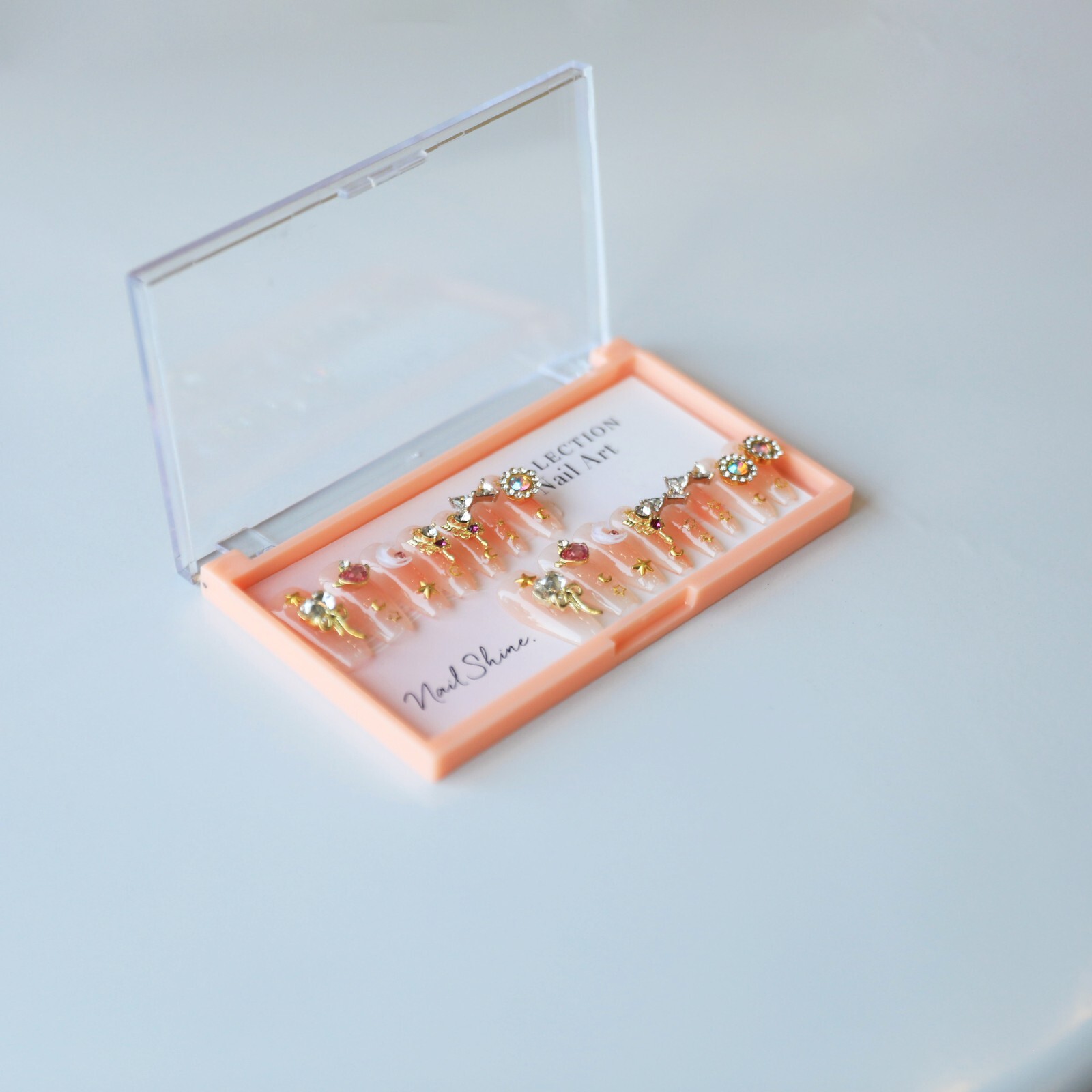 15Pcs Blushing Petal Nail Art by Handmade